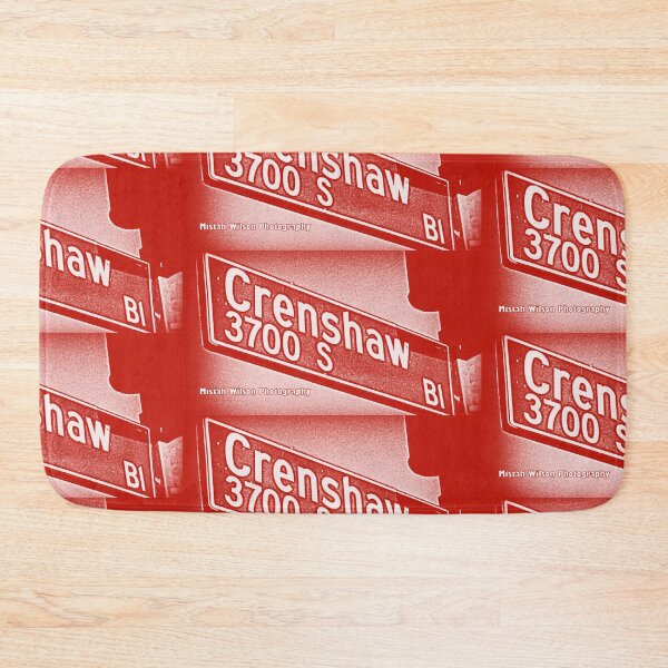 Item preview, Crenshaw Boulevard (Red), Los Angeles, California by Mistah Wilson designed and sold by The Street Sign Store.