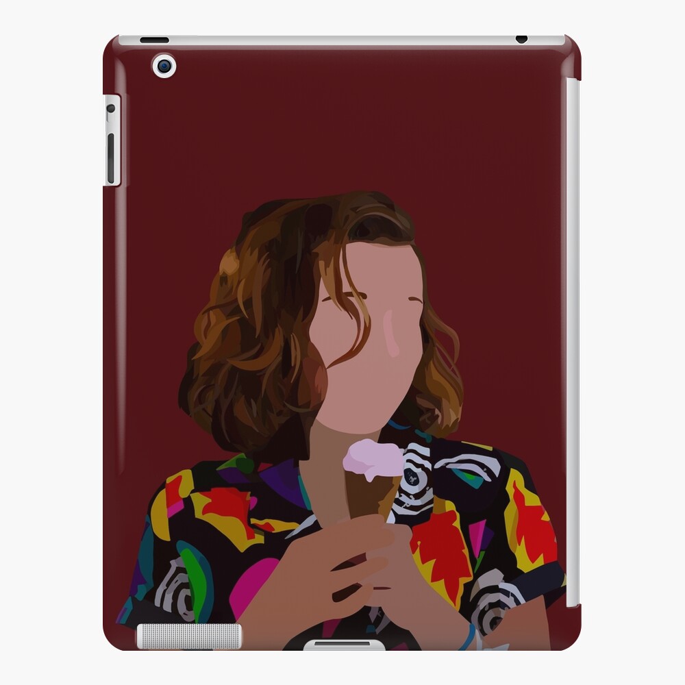 "Eleven eating ice cream - Stranger Things" iPad Case & Skin for Sale