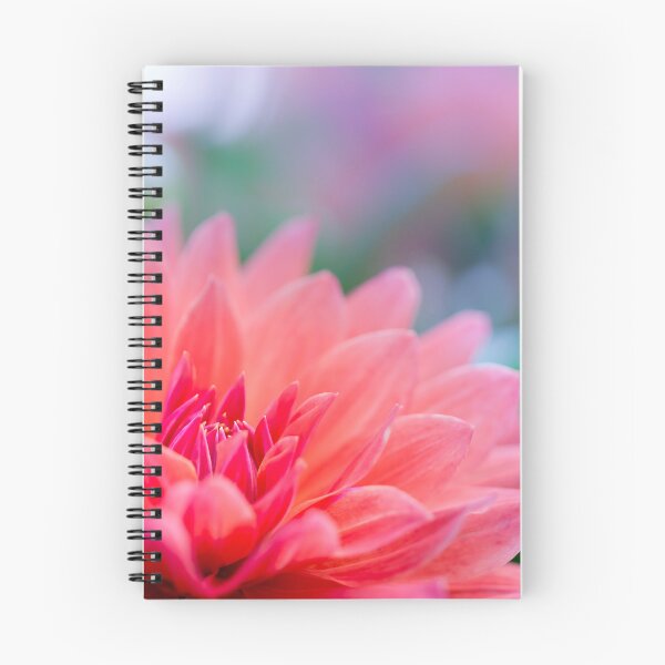 Item preview, Beautiful pinky orange Dahlia flower designed and sold by CyaniRose.