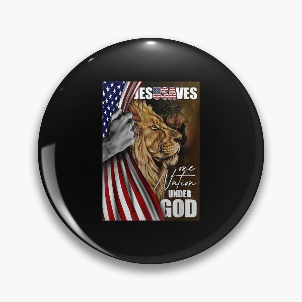 Item preview, Beautiful Lion And America Flag Jesus Christian designed and sold by danielles79.