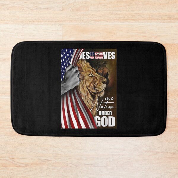 Item preview, Beautiful Lion And America Flag Jesus Christian designed and sold by danielles79.