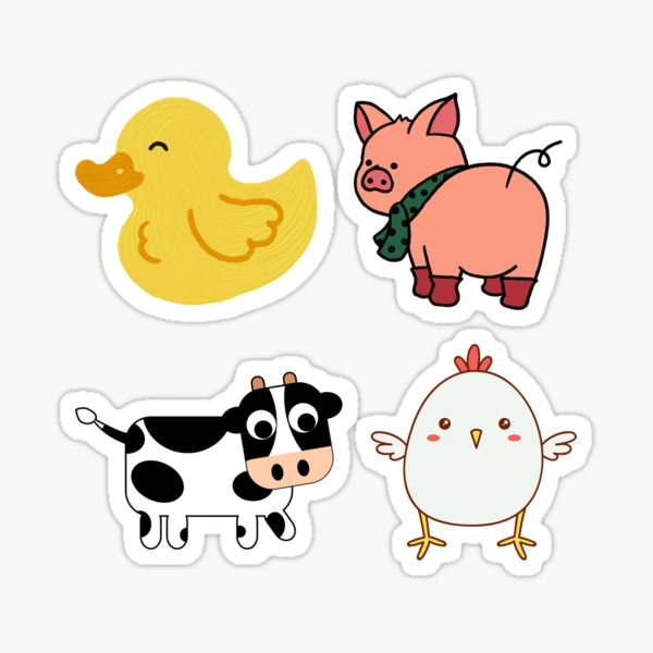 bibble sticker pack Magnet for Sale by PigSucculent