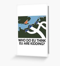 Dad's Army Brexit Greeting Card