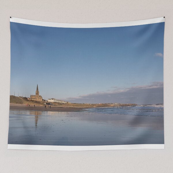 Item preview, Winter sunshine on Tynemouth Longsands designed and sold by Violaman.