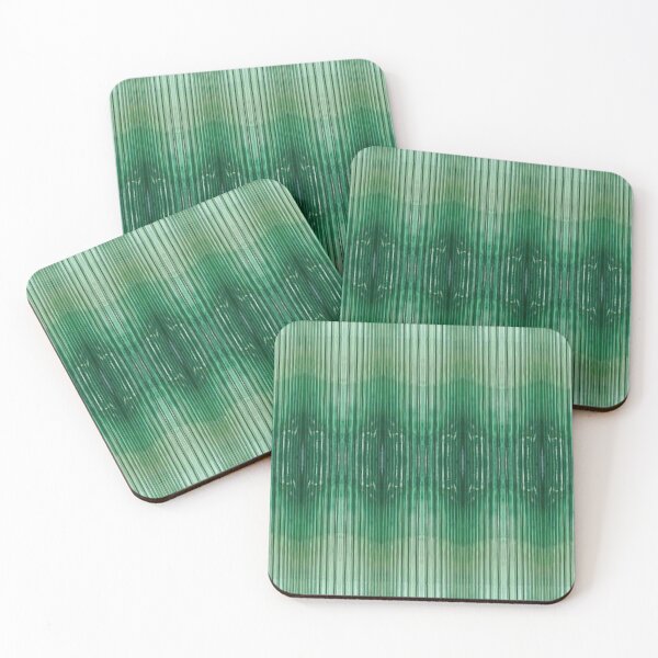 Item preview, decorative abstract green and white pattern designed and sold by ErhanArt.