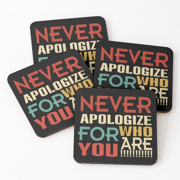 Item preview, Never Apologize For Who You Are Nonbinary Quote designed and sold by Nepaz-Designs.