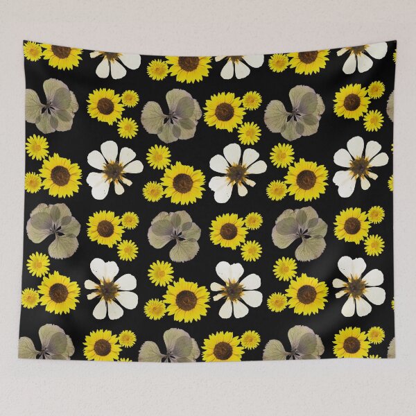 Item preview, Sunflowers & Dried Flowers designed and sold by ThePeanutSeries.