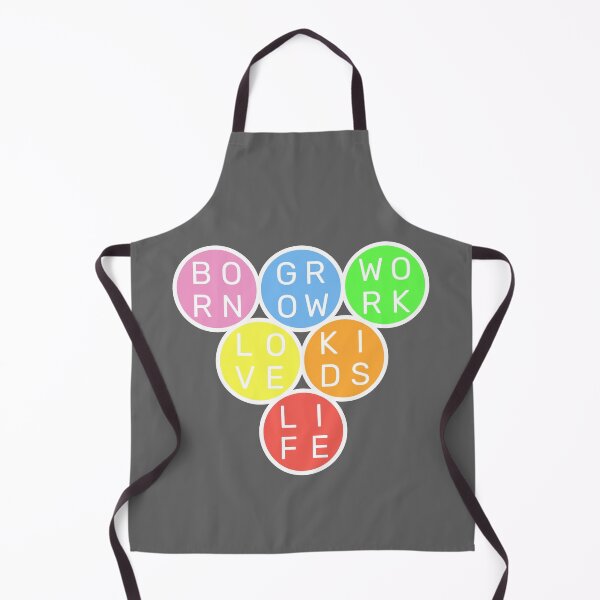 Item preview, Life Cycle Quote - Born Grow Work Love Kids - Upside down circles Pyramid - Pastel colors rainbow - Violet to red designed and sold by RainbowWordLand.