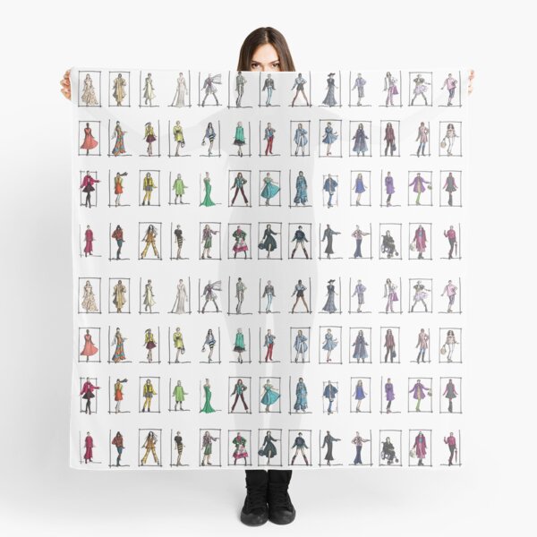 Fashion Rainbow -- 52 Over-40 Bloggers Scarf