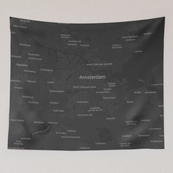 Item preview, Amsterdam Map designed and sold by kapiks.
