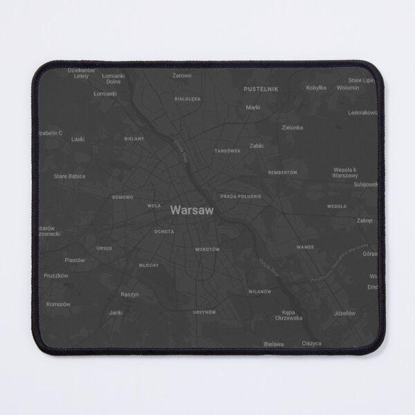 Item preview, Warsaw Map designed and sold by kapiks.