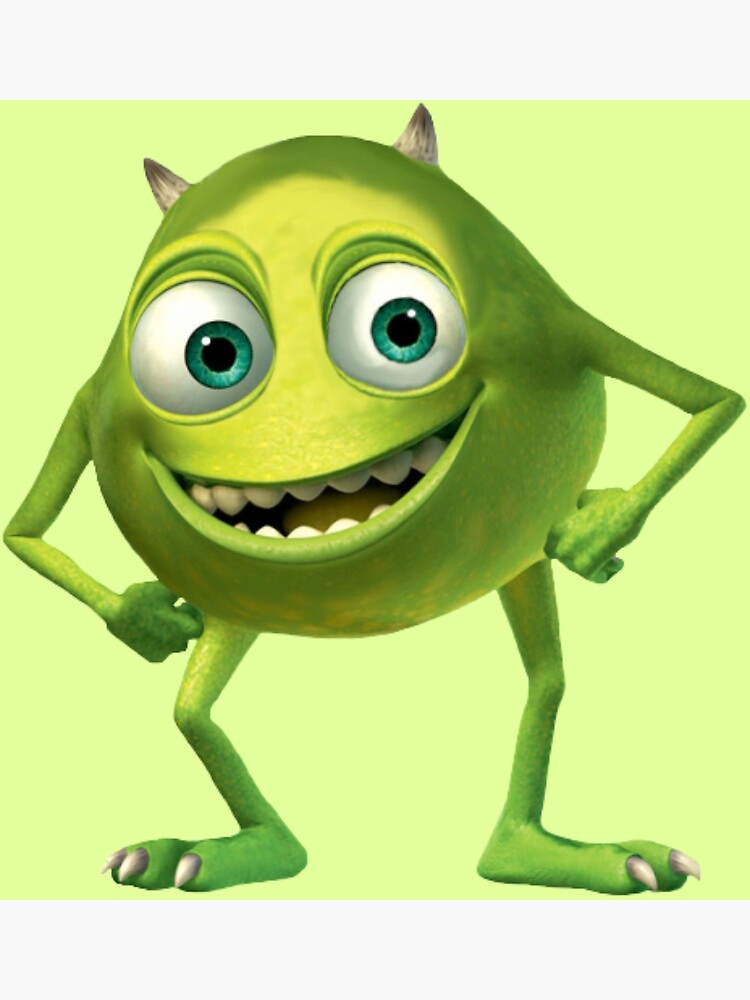 Two Eyed Mike Wazowski Greeting Card for Sale by tttatia