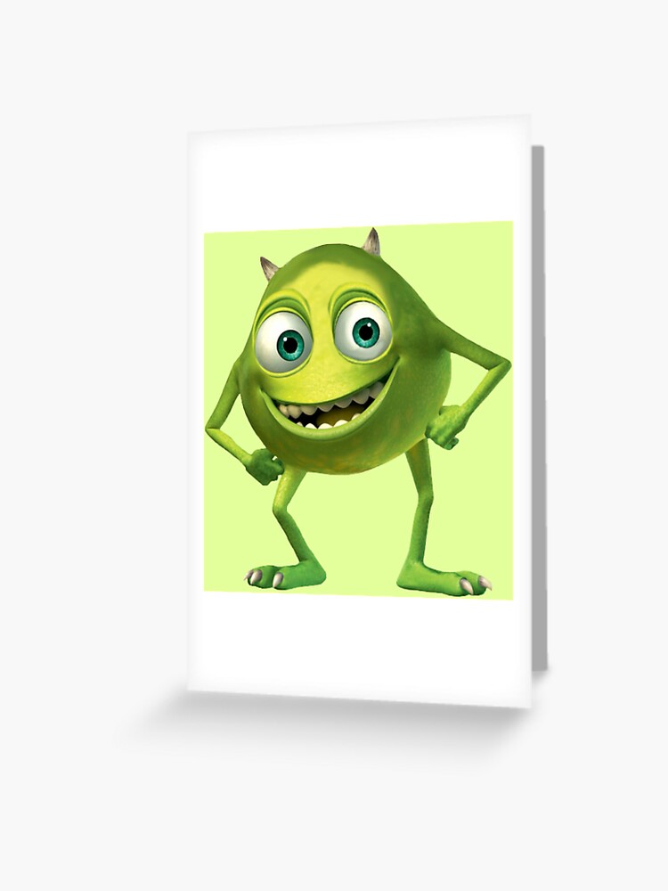 Two Eyed Mike Wazowski Greeting Card for Sale by tttatia