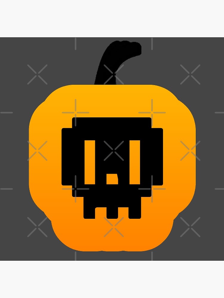 mr-pumpkin-skull-poster-for-sale-by-bspgraphics-redbubble