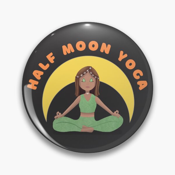 Item preview, Half Moon Yoga Pose Design by Onewalk designed and sold by Onewalkdesign.