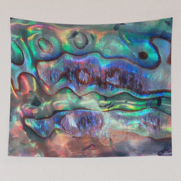 Item preview, Abstract Paua Abalone Shell Texture Pattern, Polished Paua Abalone Shell, Multicolor Paua Abalone Shell Haliotis Background, Shiny Mother Of Pearl Paua Abalone Shell designed and sold by Trendymotion.
