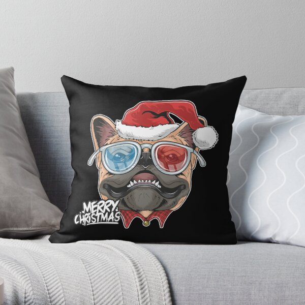 French bulldog 2024 christmas pillow