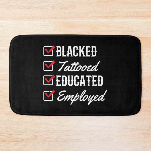 Item preview, Black Tattooed Educated Employed Clothing Afro Black History designed and sold by haselshirt.