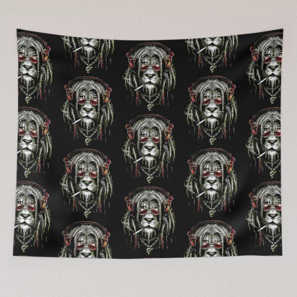 Item preview, Black Rasta Lion With Dreads - Show Your Pride designed and sold by danielles79.