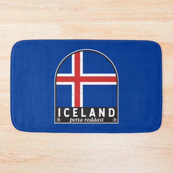 Item preview, Iceland Flag Emblem Distressed Vintage designed and sold by KrisSidDesigns.