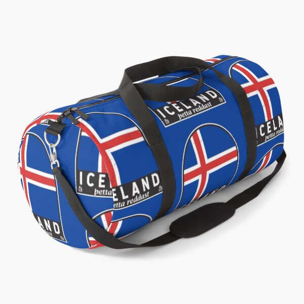 Item preview, Iceland Flag Emblem Distressed Vintage designed and sold by KrisSidDesigns.