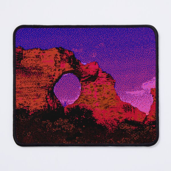 Item preview, National Park Pixel Sunset Nature Retro Game Hikers designed and sold by Plastic Memory Archive.
