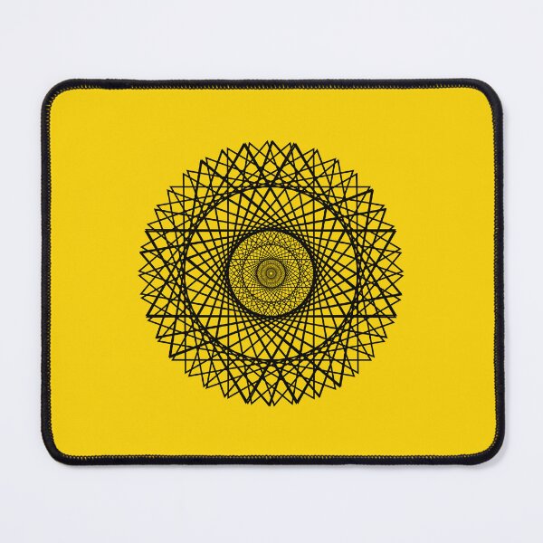 Item preview, Abstract art geometric yellow and black designed and sold by YohanysDesigns.