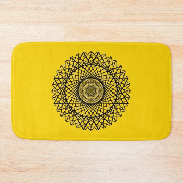 Item preview, Abstract art geometric yellow and black designed and sold by YohanysDesigns.