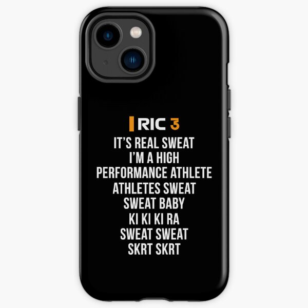 RIC. Je suis un athlète de haut niveau (Original - Blanc) Coque antichoc iPhone