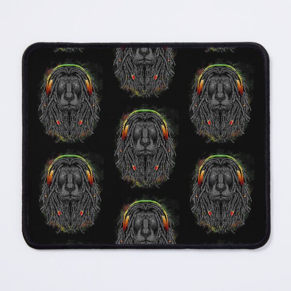 Item preview, Black Rasta Lion With Dreads Show Your Pride designed and sold by danielles79.