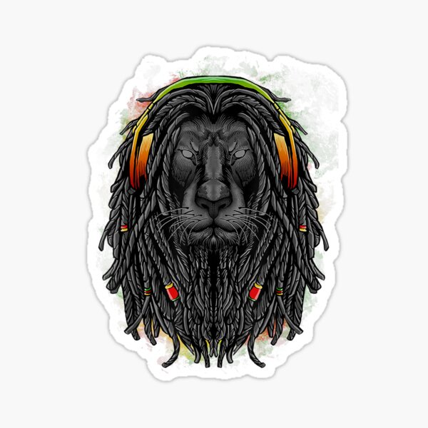 Lion Head Dreadlocks Black White This Stock Vector Royalty Free 617050496   Shutterstock