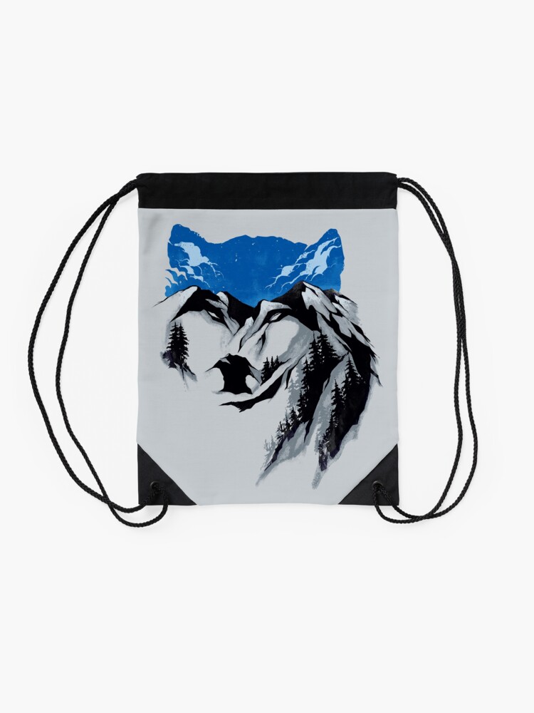 Alternate view of The Mountain Drawstring Bag
