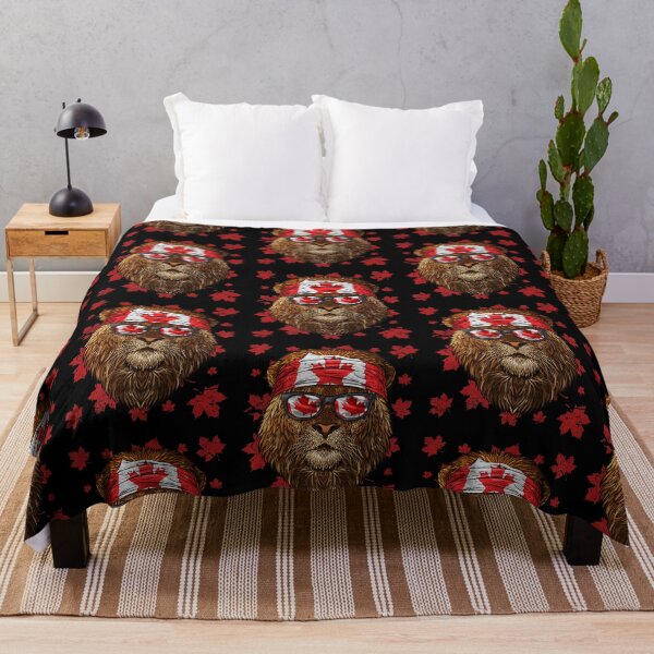 Item preview, Canadian Lion Patriotic Canada Flag Maple Leaf Pride designed and sold by danielles79.