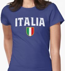 Camiseta entallada Italia Flag Emblem