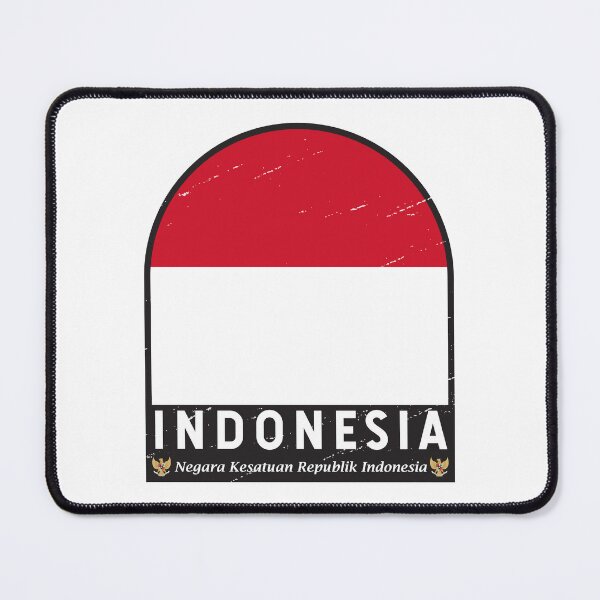 Item preview, Indonesia Flag Emblem Distressed Vintage designed and sold by KrisSidDesigns.