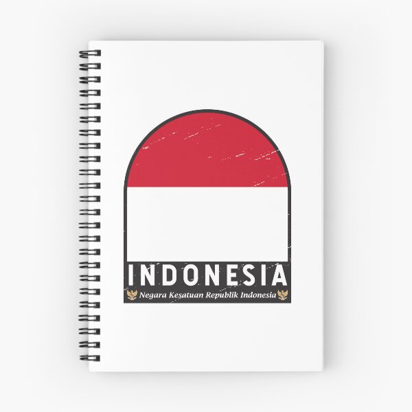 Item preview, Indonesia Flag Emblem Distressed Vintage designed and sold by KrisSidDesigns.