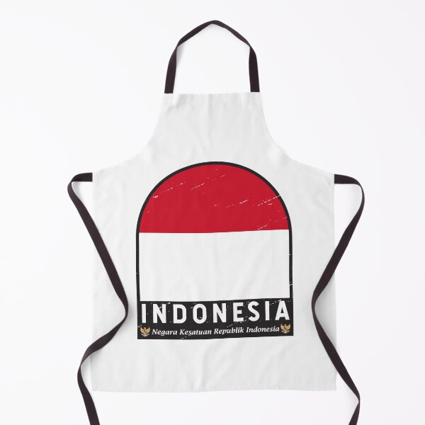 Item preview, Indonesia Flag Emblem Distressed Vintage designed and sold by KrisSidDesigns.