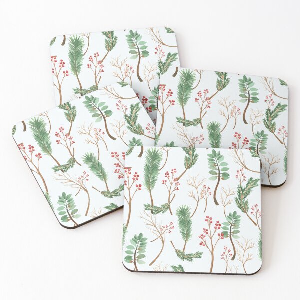 Item preview, Christmas Spruce Branch Pattern, Xmas Spruce Pattern designed and sold by antevasinart.