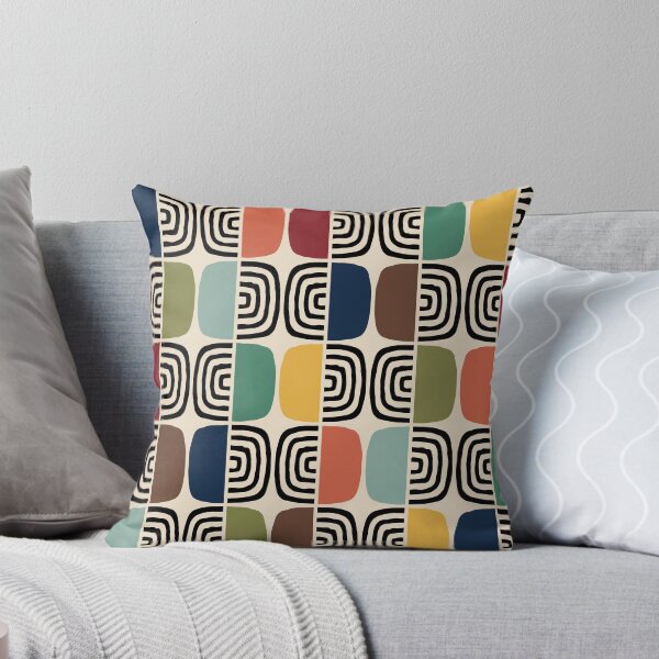 Item preview, Mid Century Modern Half Concentric Circle Pattern 923 designed and sold by tonymagnerart.