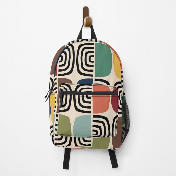 Item preview, Mid Century Modern Half Concentric Circle Pattern 923 designed and sold by tonymagnerart.