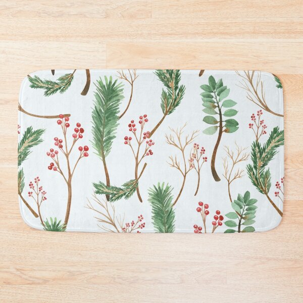 Item preview, Christmas Spruce Branch Pattern, Xmas Spruce Pattern designed and sold by antevasinart.