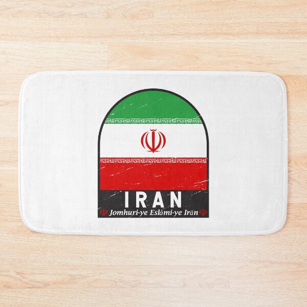 Item preview, Iran Flag Emblem Distressed Vintage designed and sold by KrisSidDesigns.