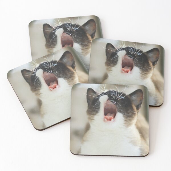 Item preview, cat yawning designed and sold by wolfgangrainer.
