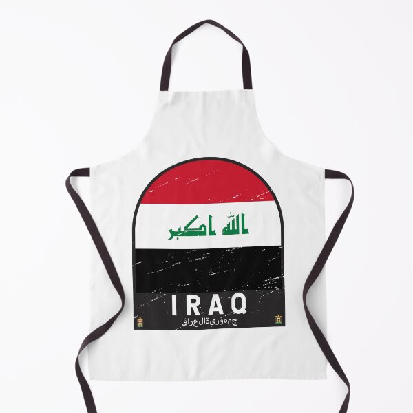 Item preview, Iraq Flag Emblem Distressed Vintage designed and sold by KrisSidDesigns.