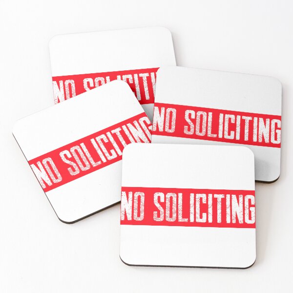 Item preview, No Soliciting  designed and sold by BEMLLC.