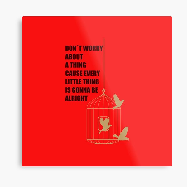 Three Little Birds Metal Print