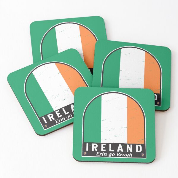 Item preview, Ireland Flag Emblem Distressed Vintage designed and sold by KrisSidDesigns.