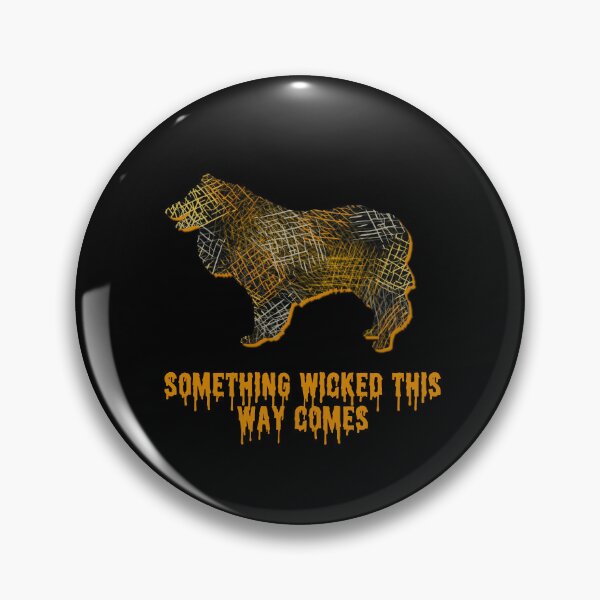 Item preview, Collie Rough Wicked Orange and Black Halloween Dog Silhouette  designed and sold by AMSonArt.