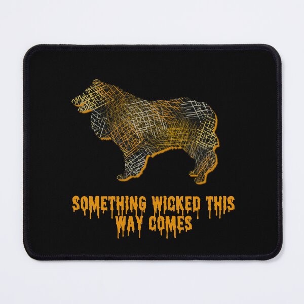 Item preview, Collie Rough Wicked Orange and Black Halloween Dog Silhouette designed and sold by AMSonArt.