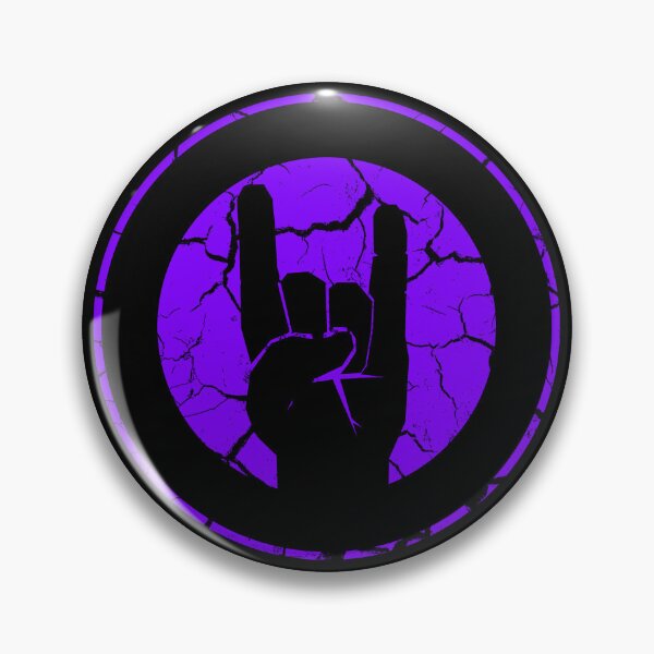Artikelvorschau, Heavy Metal Satan Horns Ring--Schwarz & Violett-Cracked entworfen und verkauft von SCHPiDAUU.